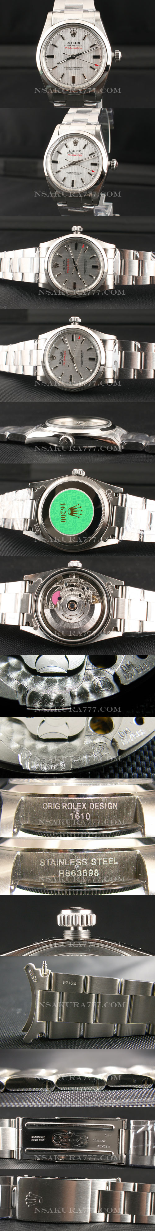 レプリカ時計ロレックス ミルガウス最新改良白2836-2搭載 - ウインドウを閉じる