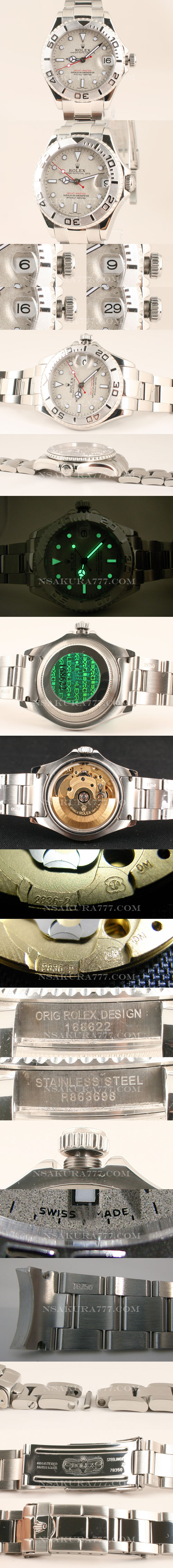 レプリカ時計ロレックス ヨットマスタボーイズ Swiss eta2836-2搭載 - ウインドウを閉じる