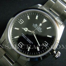 スーパーコピー時計ロレックスエクスブローラーⅠ　廉価版2824ムーブ搭載　