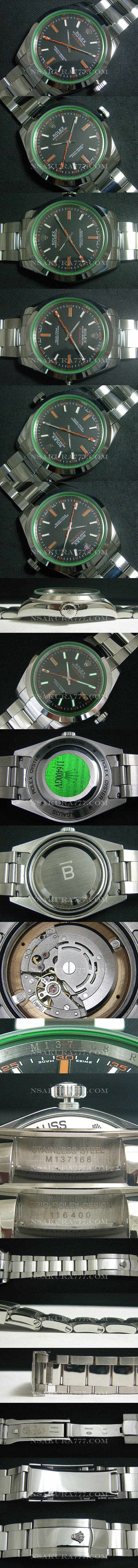 レプリカ時計ロレックス ミルガウス 21600振動 オートマティック - ウインドウを閉じる