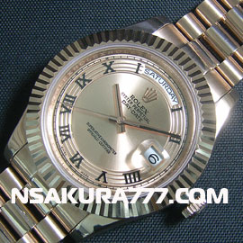 レプリカ時計ロレックス デイデイト II Swiss ETA社 2836-2