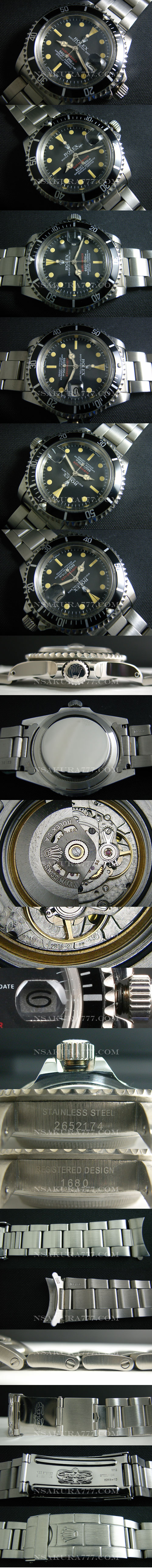 レプリカ時計ロレックス サブマリーナ 1680旧サブ 赤サブ初期モデル最新改良白2836-2搭載 - ウインドウを閉じる