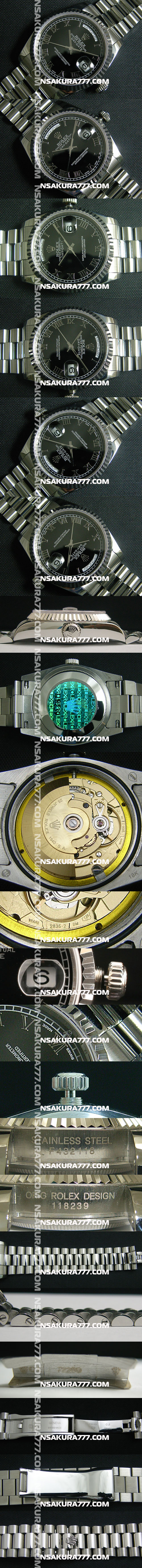 レプリカ時計ロレックスデイデイトSwiss ETA社 2836-2 ムーブメント 28800振動 オートマティック(自動巻き) - ウインドウを閉じる