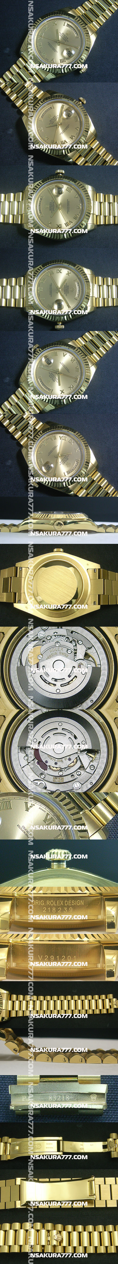 レプリカ時計ロレックス デイデイト II Rolex 3156 28800振動 - ウインドウを閉じる