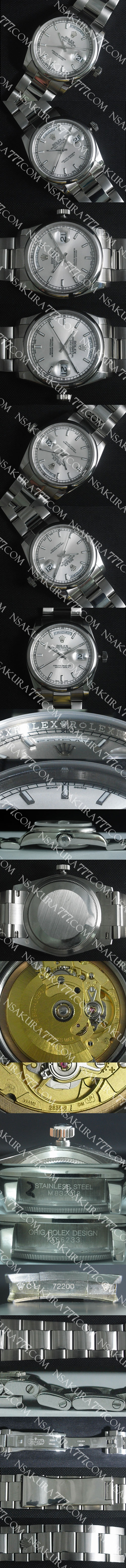 レプリカ時計ロレックス デイデイト Swiss 2836-2 - ウインドウを閉じる