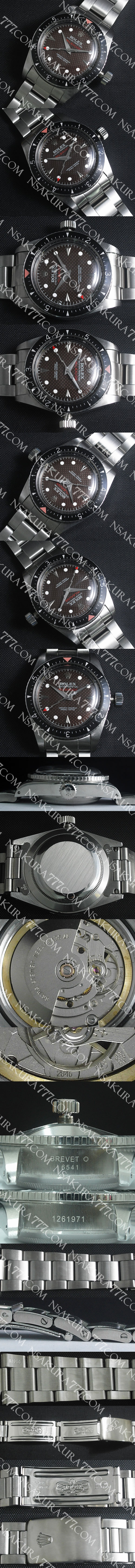 レプリカ時計ロレックス 初代ミルガウス ヴィンテージ Ref. 6541 Swiss ETA社 2846 - ウインドウを閉じる