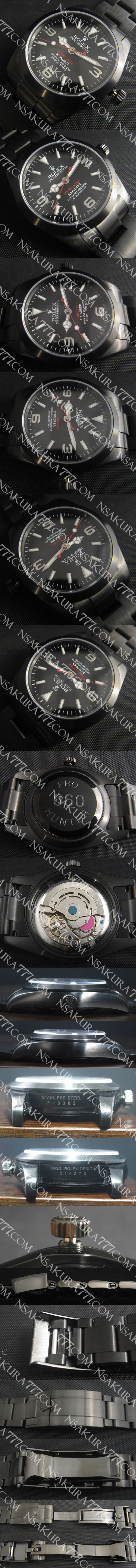 スーパーコピー時計ロレックス プロハンター エクスプローラー，39ミリ，Asain21600 振動 - ウインドウを閉じる