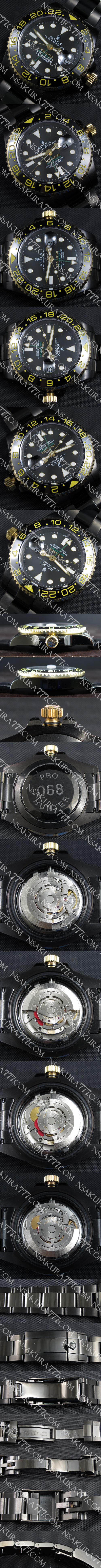 レプリカ時計ロレックス GMTマスターII プロハンター，Asian Rolex 3186 - ウインドウを閉じる