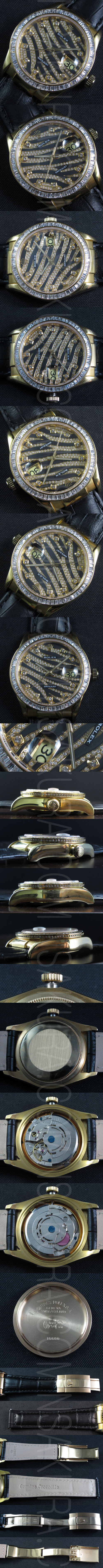 レプリカ時計ロレックス デイトジャスト ロイヤル ブラック ゴールドAsianムーブ搭載 - ウインドウを閉じる
