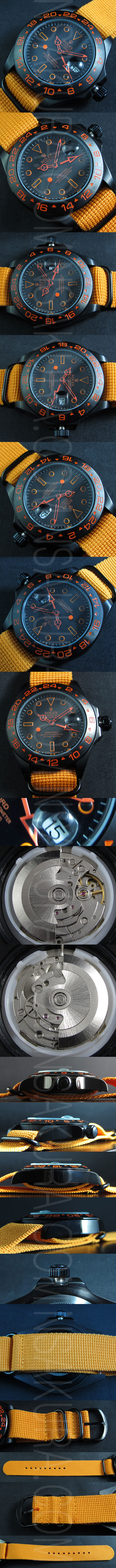 スーパーコピー時計ロレックス エクスプローラーⅡ４４ｍｍ　バンフォード，　Asian 21600振動 - ウインドウを閉じる
