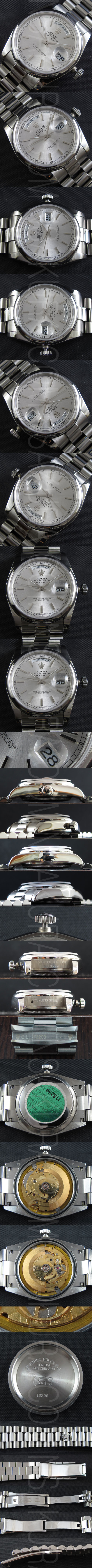レプリカ時計ロレックス デイデイト， Swiss 2836-2 ムーブメント搭載！ - ウインドウを閉じる