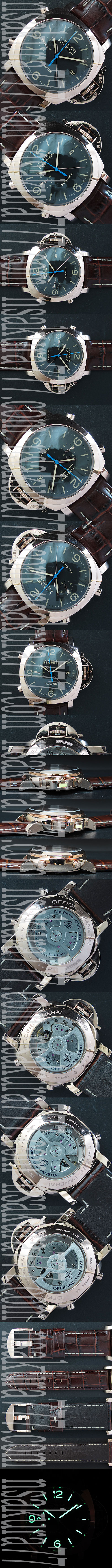 レプリカ時計パネライルミノール　1950　3デイズ　フライバック　オロロッソ PAM525 - ウインドウを閉じる