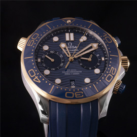 オメガ Seamaster Diver 300m Master Chronometer Chronograph 44mm Ref：210.22.44.51.01.001(Noob工場製品)