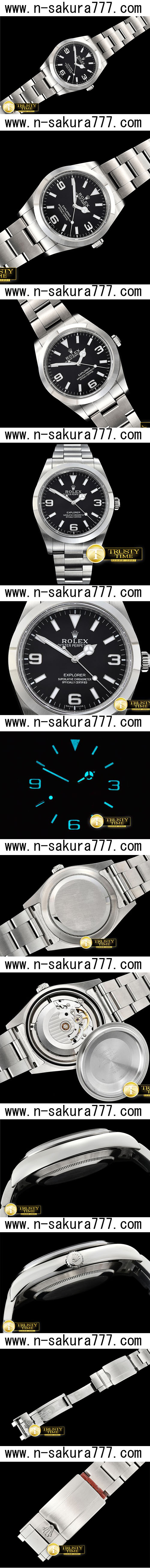 スーパーコピー時計ロレックス エクスプローラーRef.214270 Asia ETA 2836-2　JF工場 - ウインドウを閉じる