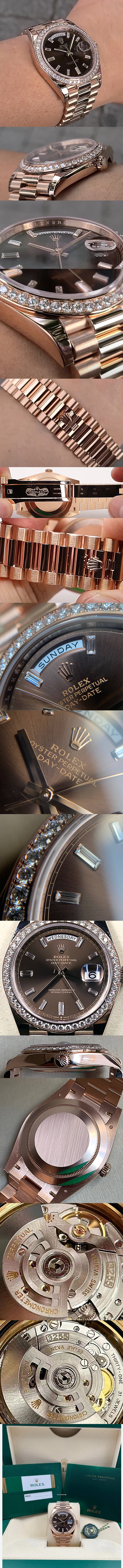 ロレックス ROLEX デイデイト 40 m228345rbr-0024 （ clean工場最高製品） - ウインドウを閉じる
